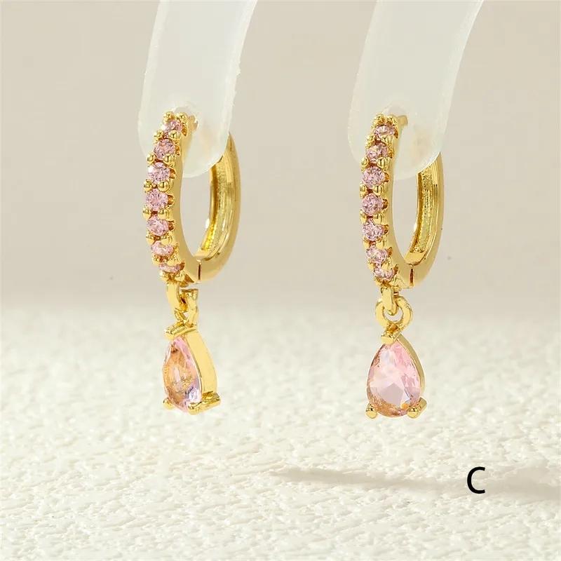 AVI Jewels Paris earrings gold/pink