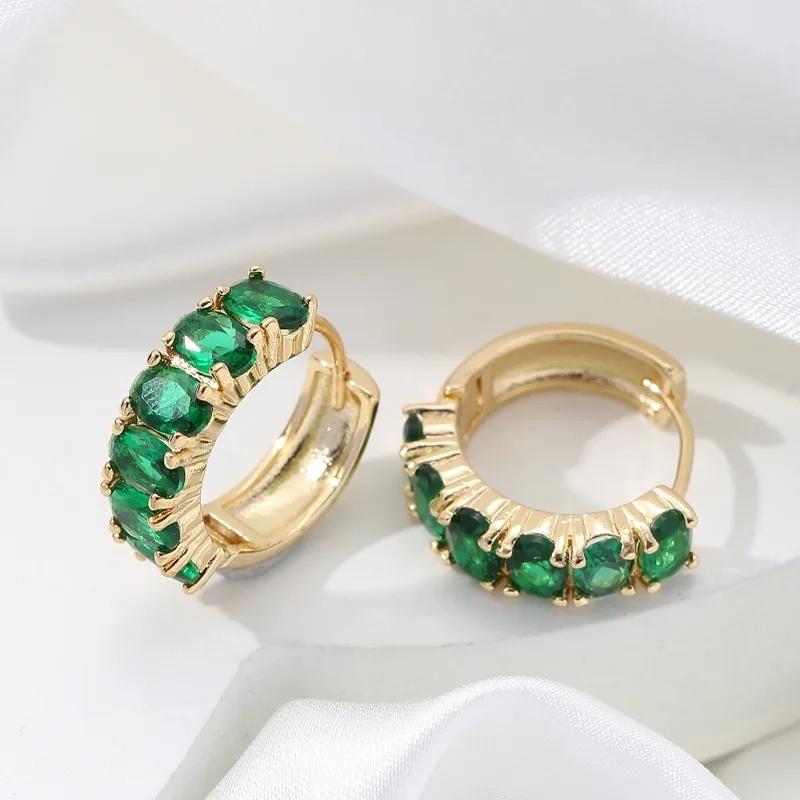 AVI Jewels Breeze earrings emerald