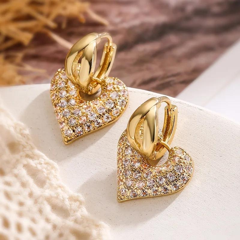 AVI Jewels Love earrings gold