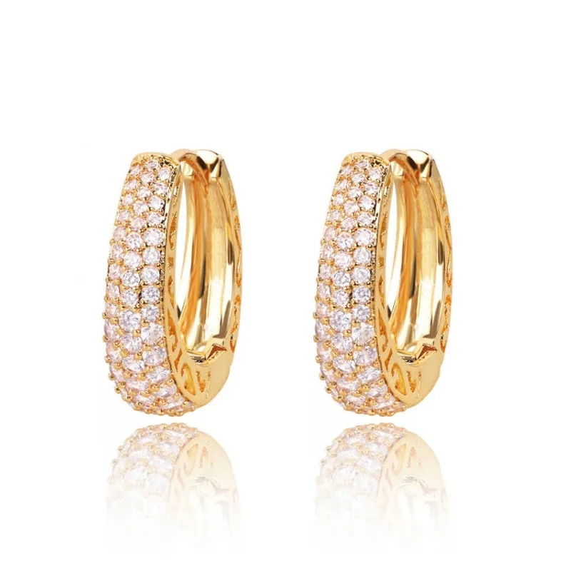 AVI Jewels Broadway hoops gold