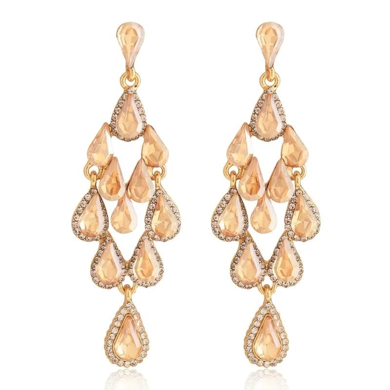 AVI Jewels Beverly earrings gold/champagne