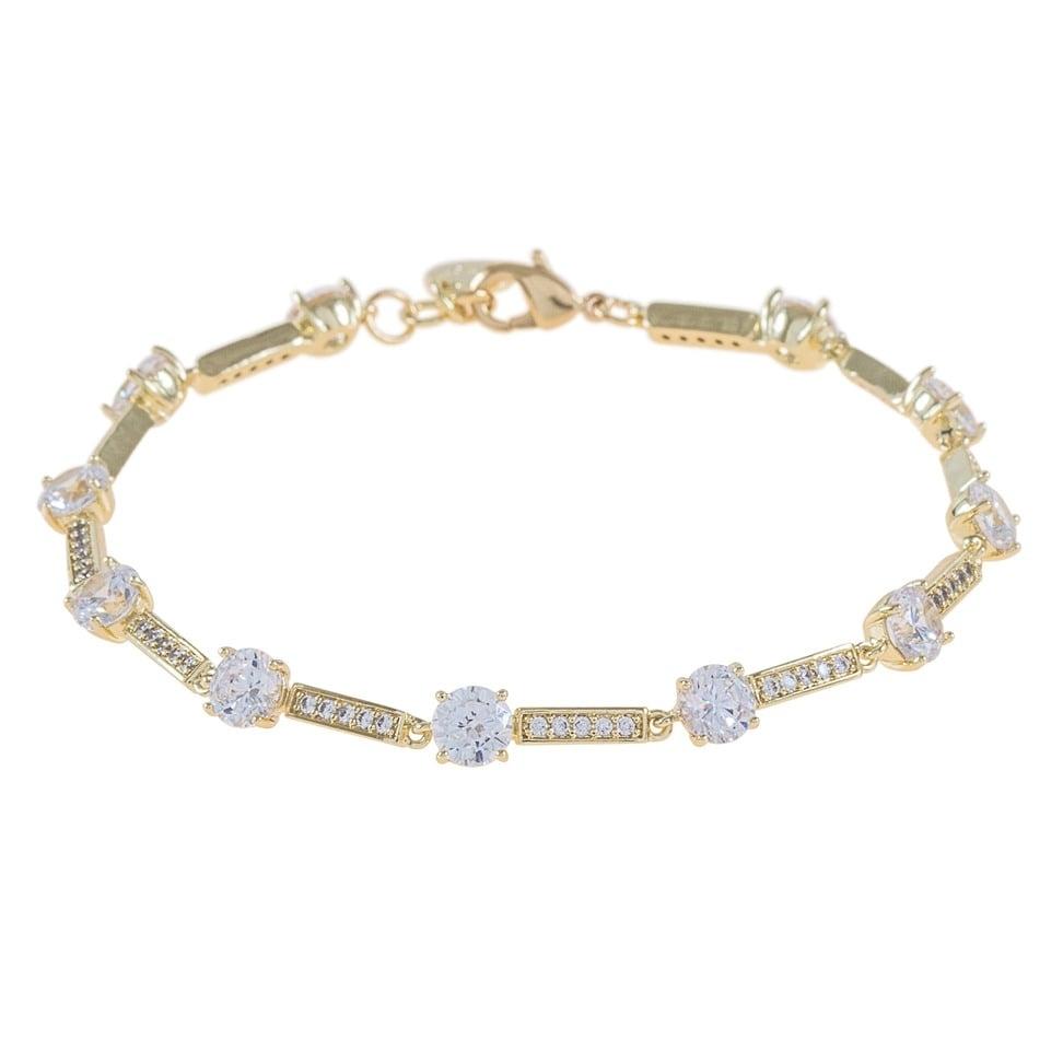 Snö of Sweden Chicago bracelet gold/clear