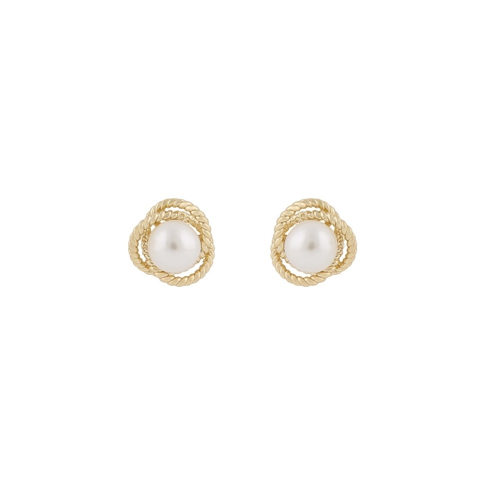 Snö of Sweden Lydia pearl earrings gold