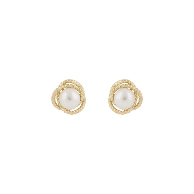 Snö of Sweden Lydia pearl earrings gold