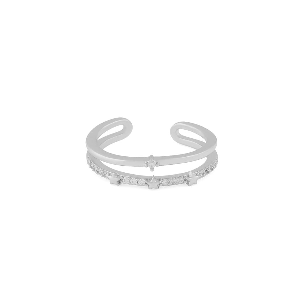 Snö of Sweden Stellaris ring silver