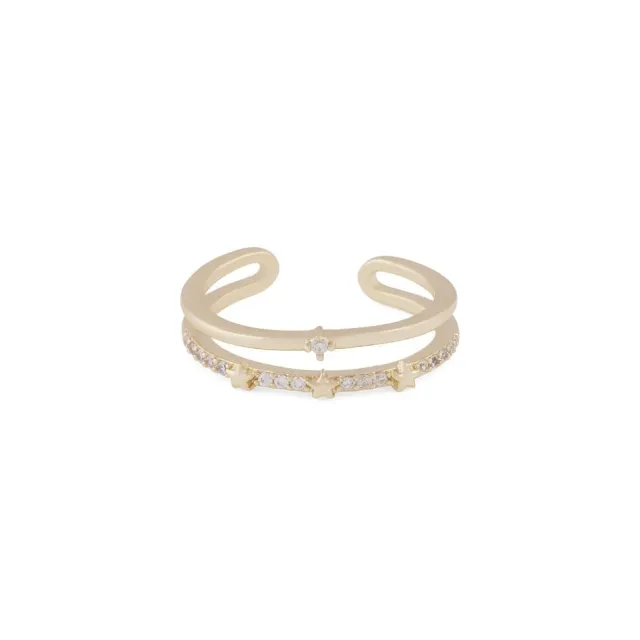 Snö of Sweden Stellaris ring gold