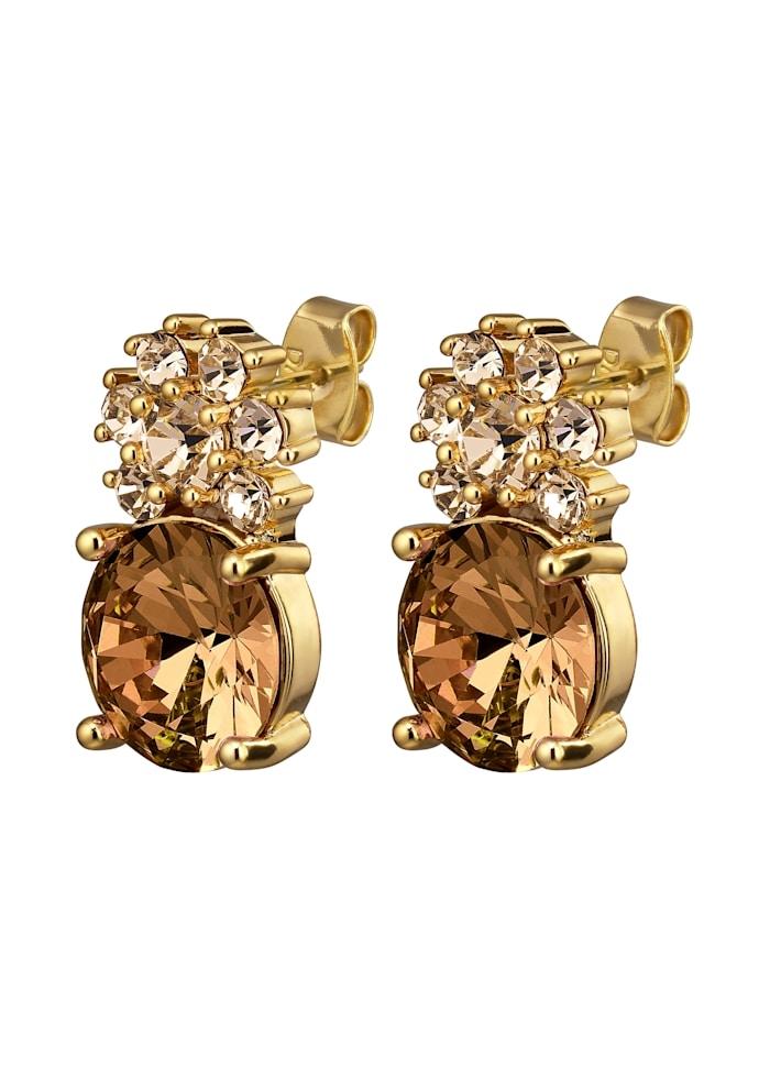 DYRBERG/KERN BECKIA SG BROWN / GOLDEN EARRINGS