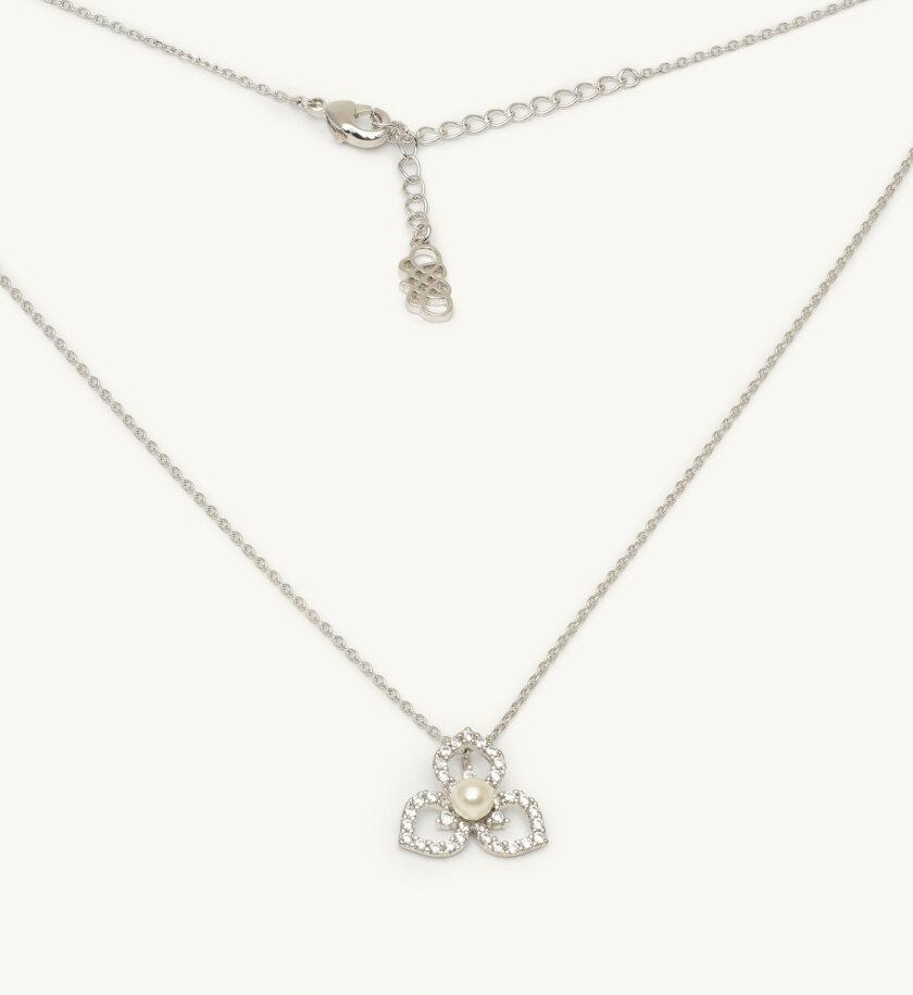 Lily and Rose Elise necklace - Ivory pearl (silver)