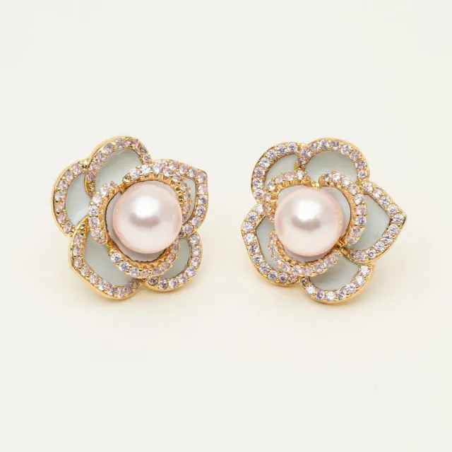 Lily and Rose Coco Rose Earrings - Ivory Mist