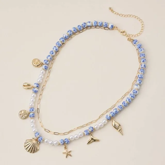 AVI Jewels Seaside charm necklace