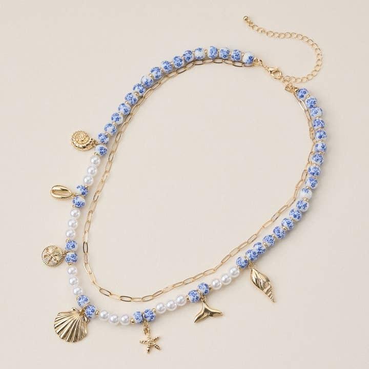 AVI Jewels Seaside charm necklace 