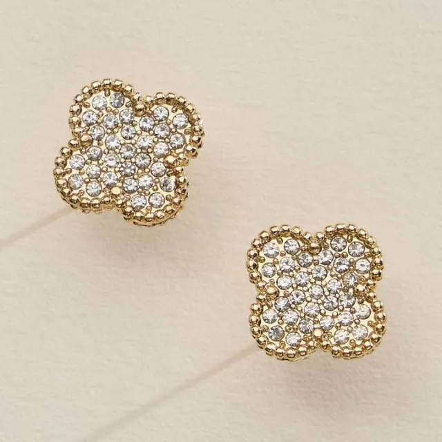 AVI Jewels Como earrings clear/gold