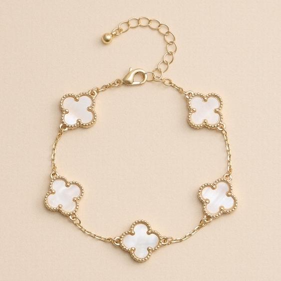 AVI Jewels Vienna bracelet white/gold
