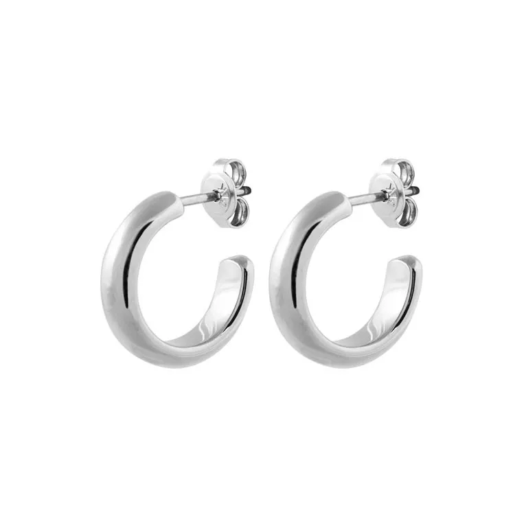DYRBERG/KERN ELLEN HOOPS SILVER