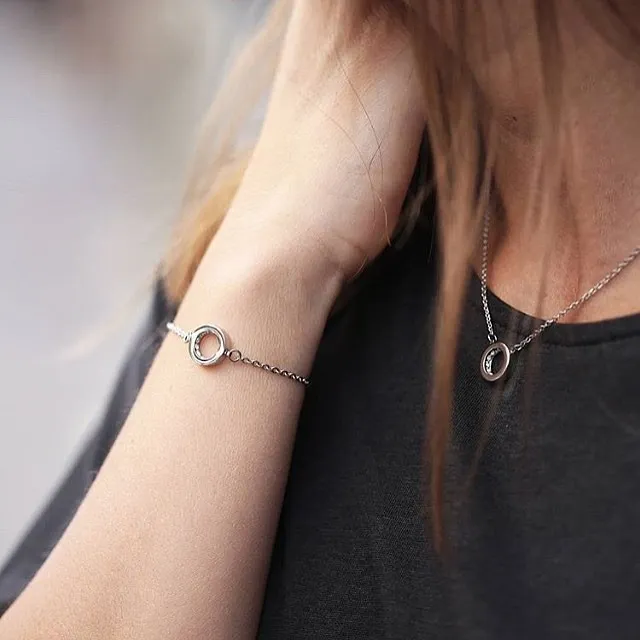 MONACO BRACELET STEEL på hånden